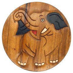 Kinderhocker Holz Tiermotiv Elefant
