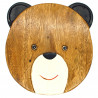 Kinderhocker Holz Motiv Teddybär