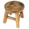 Kinderhocker Holz Tiermotiv Elefant