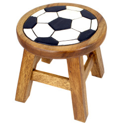 Kinderhocker Holz Motiv Fußball