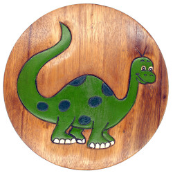 Hocker Holz Dino für Kinder Motiv Dinosaurier