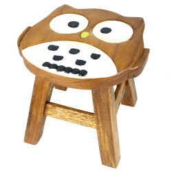 Kinderhocker Holz Motiv Eule