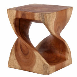 Hocker aus Holz "gedrehte Säulen" 30 cm massiv...