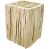 Blumenständer Holz Rattan