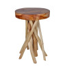 Pflanzenhocker Holz rund