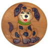 Kinderhocker Holz Motiv Hund