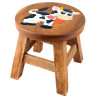 Kinderhocker Holz Motiv Kuh Rosalie