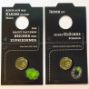 Glückscent vergoldet kleiner Glücksbringer schwarz 4er Set